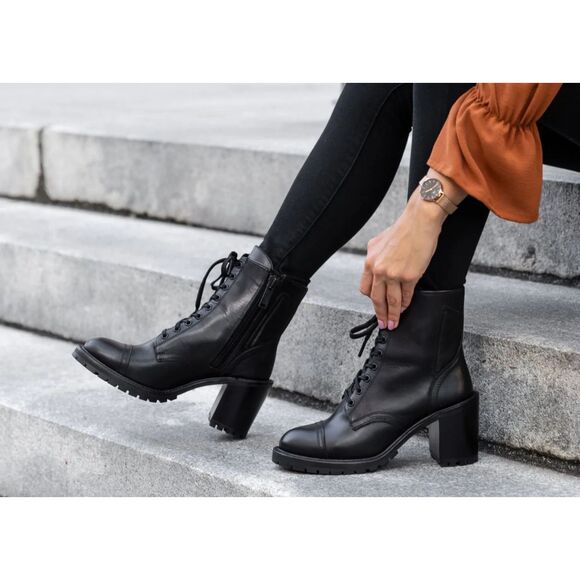 Thursday Boot Co $200 Women’s Rebel Zip-Up Boot Handmade Full-Grain Leather Size - Picture 1 of 15